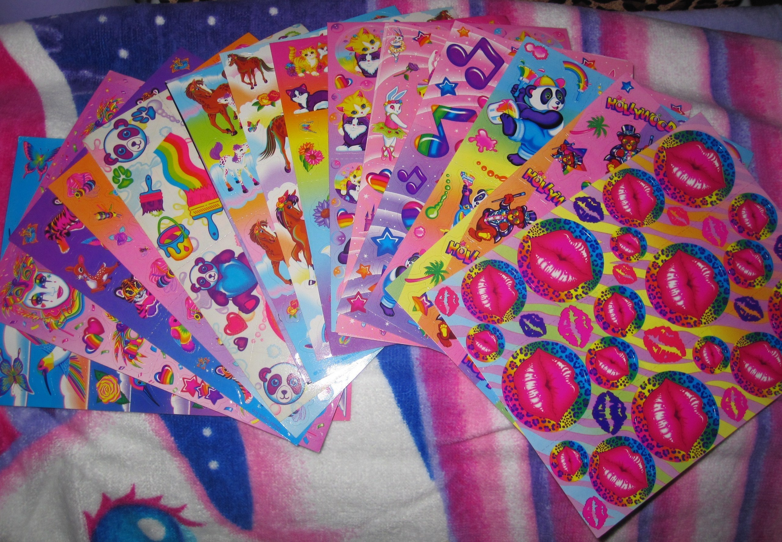 90 S Stickers With Her Original Characters - Lisa Frank 90s Stickers - HD Wallpaper 