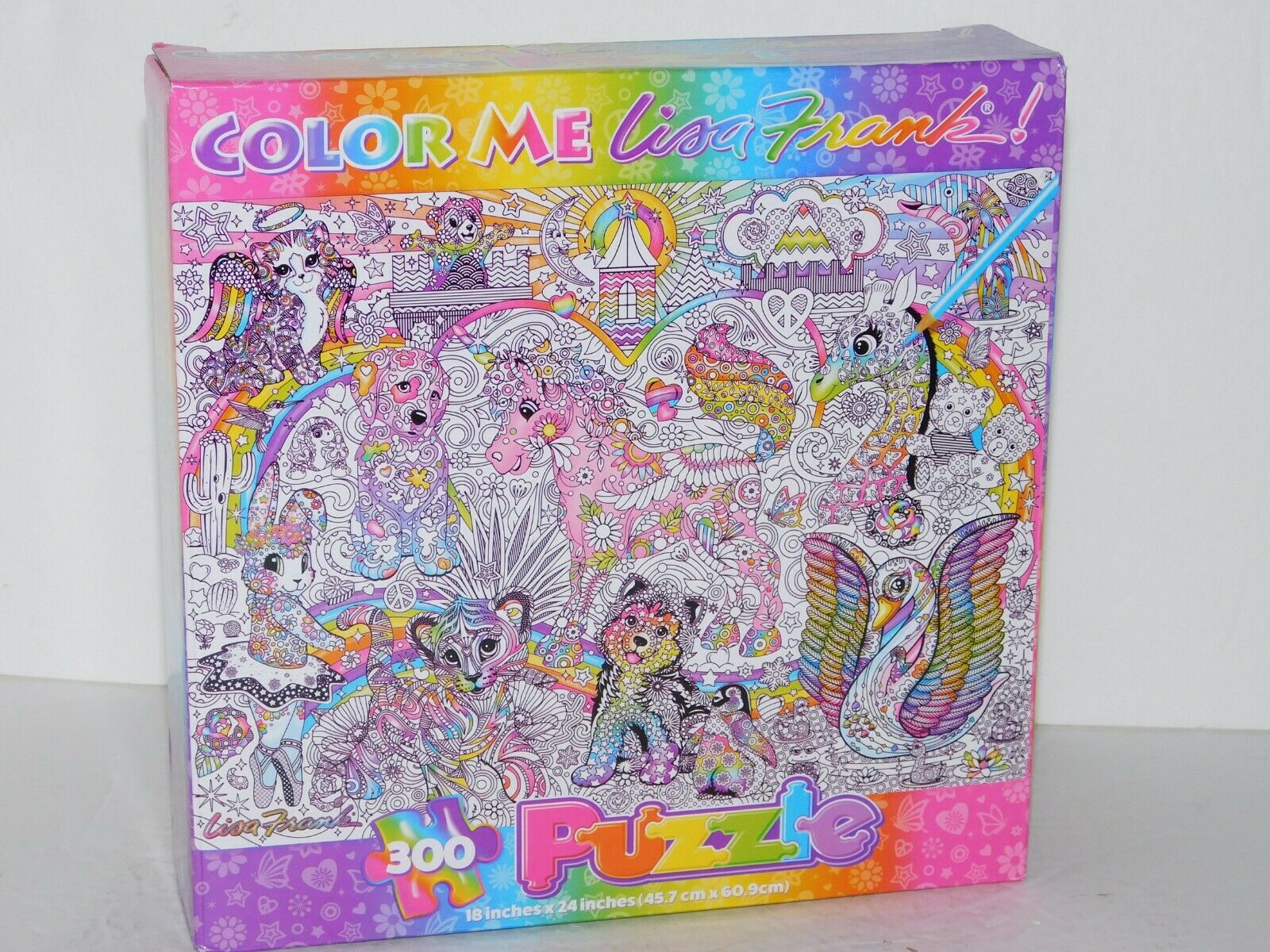 Bathroom Design Splendi Lisa Frank Adult Coloring Book - Color Me Lisa Frank Puzzle - HD Wallpaper 