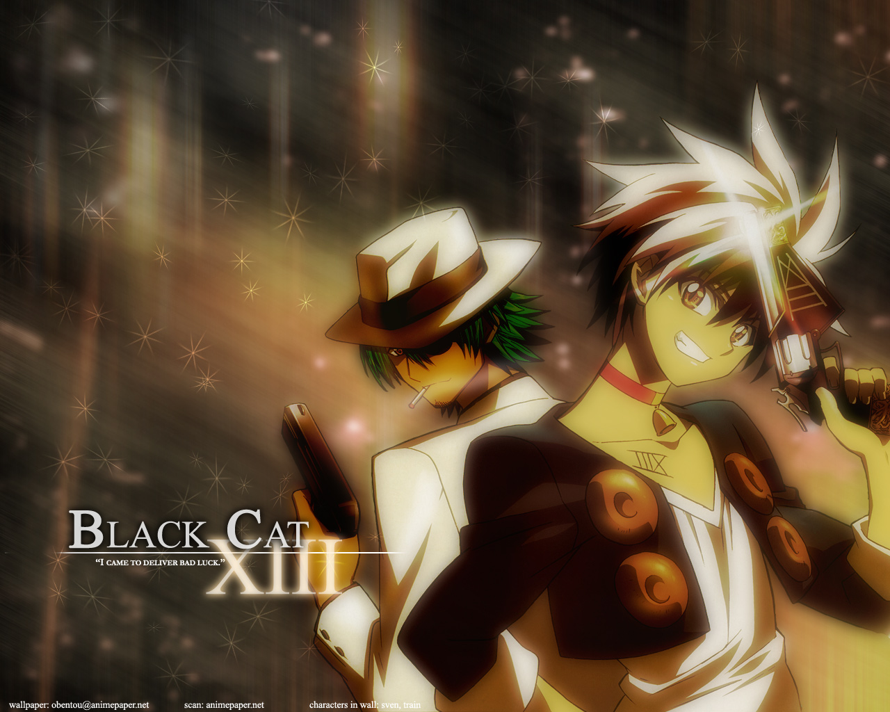 Black Cat Wallpaper - Black Cat Anime Train Wallpaper Phone - 1280x1024  Wallpaper 