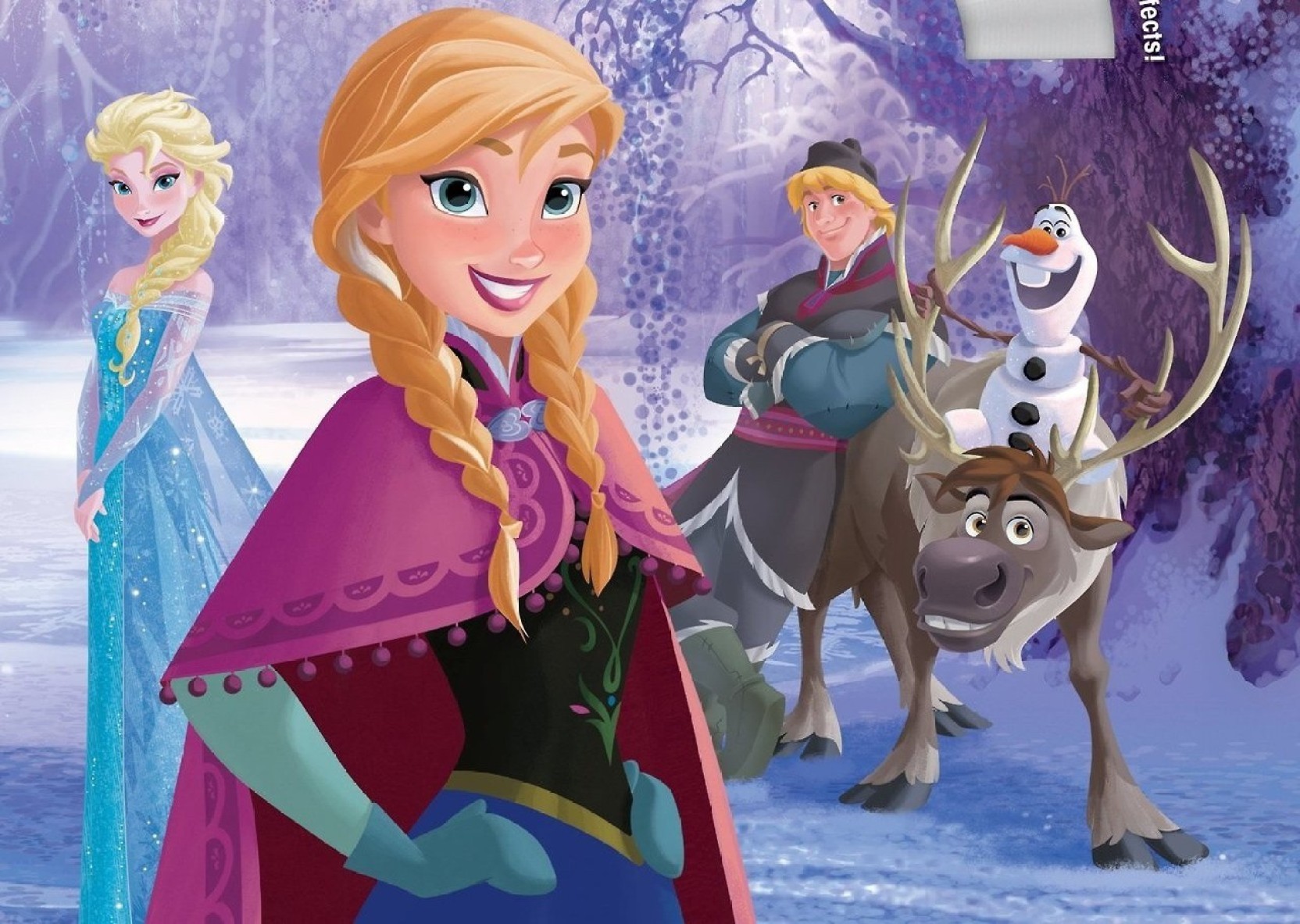 Frozen Anna Elsa Olaf Kristoff Sven - HD Wallpaper 