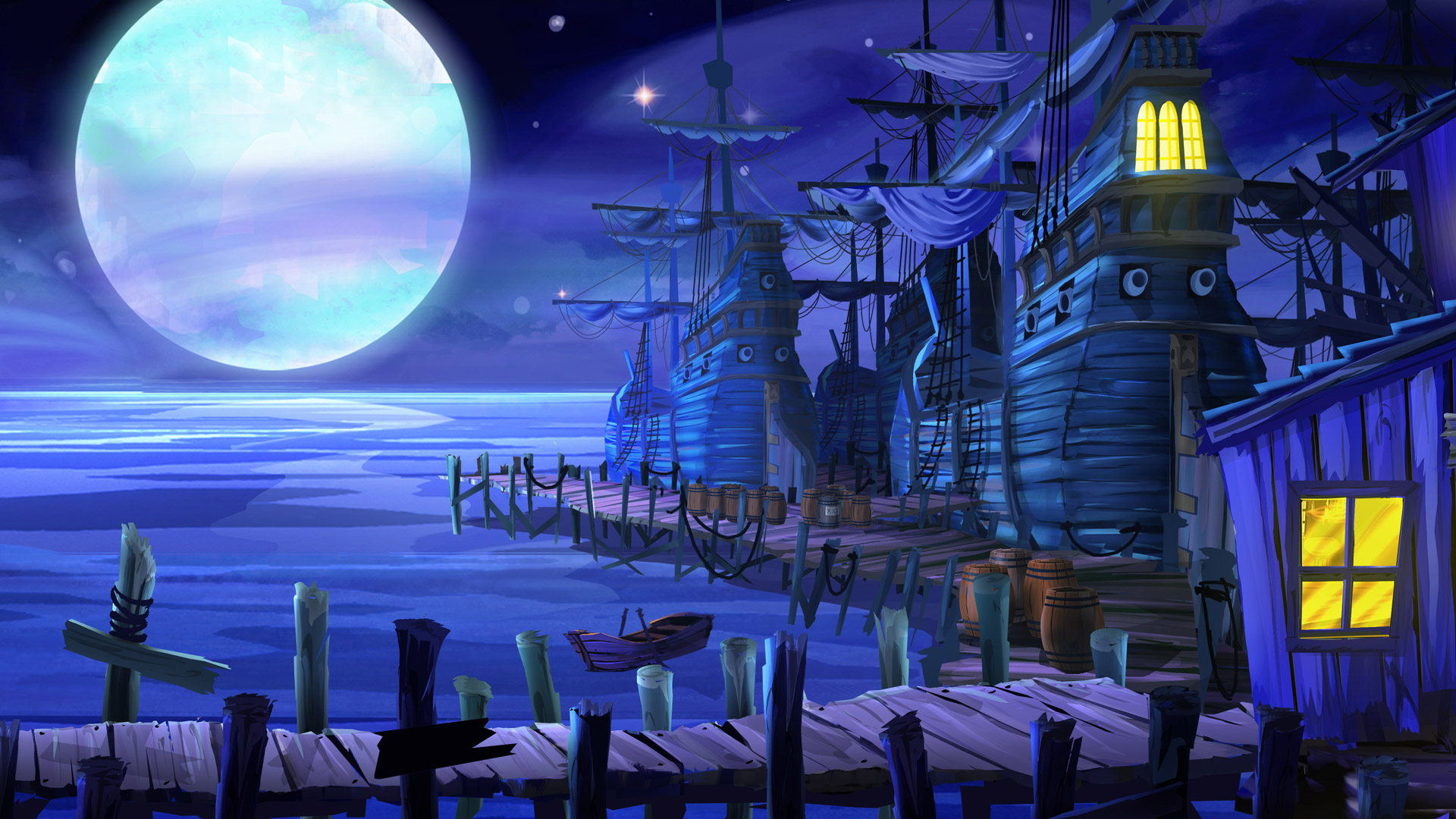 The Secret Of Monkey Island Wallpapers - Secret Of Monkey Island Background - HD Wallpaper 