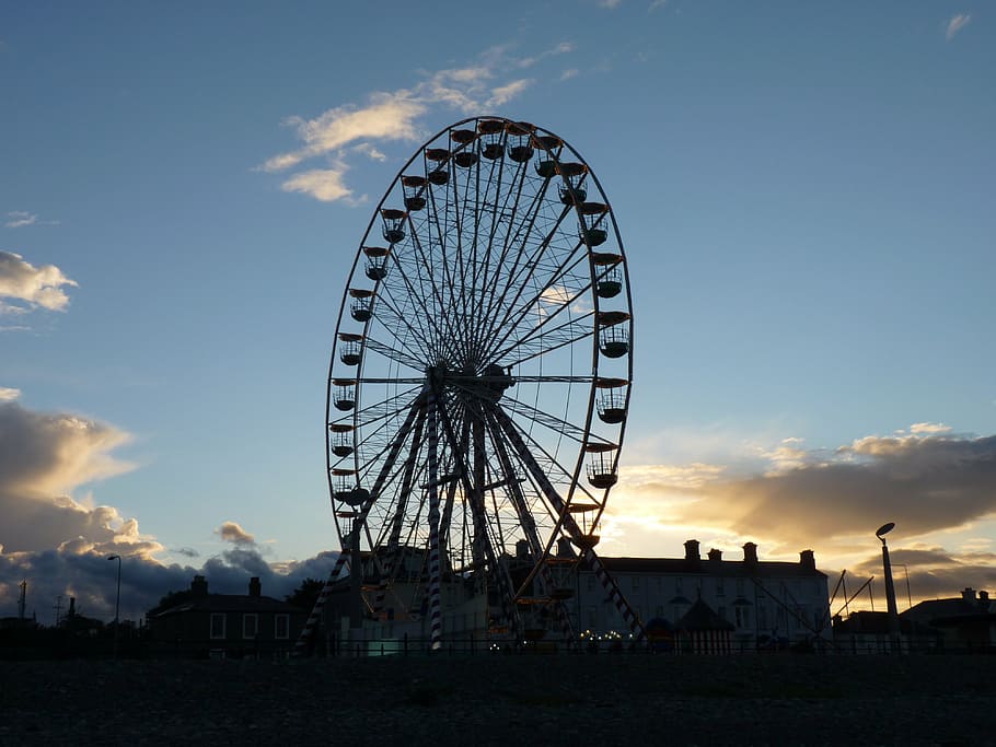 Ferris Wheel, Year Market, Dedication, Folk Festival, - Ferris Wheel - HD Wallpaper 