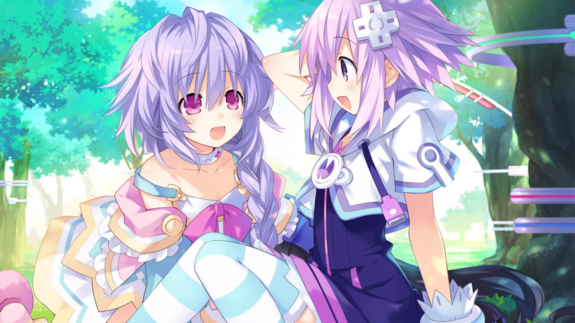 Hyperdimension Neptunia Wallpaper Plutia - HD Wallpaper 