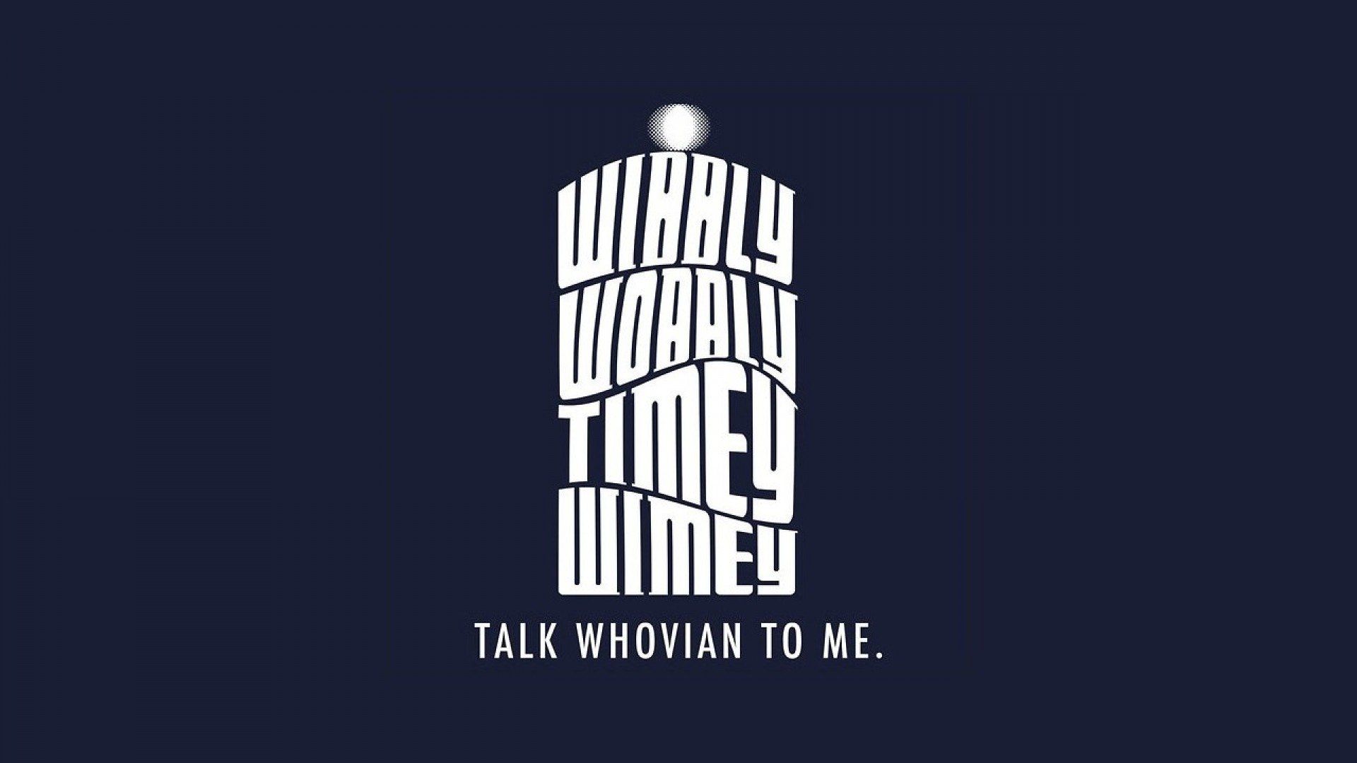 Hd Dr Who Tardis 4k Picture - Dr Who Wibbly Wobbly Timey Wimey - 1920x1080  Wallpaper 