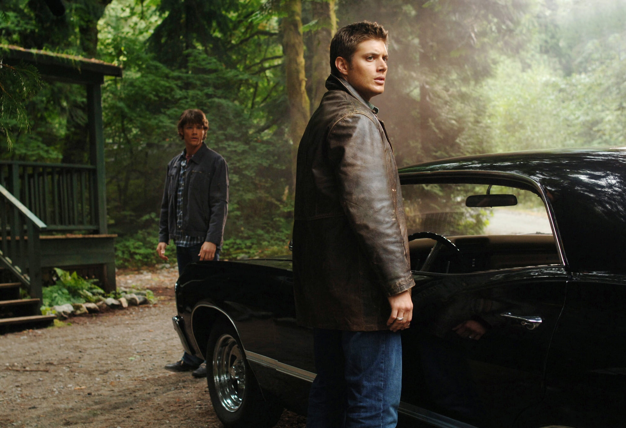 Supernatural Sam And Dean Winchester Impala 2000x1368 Wallpaper