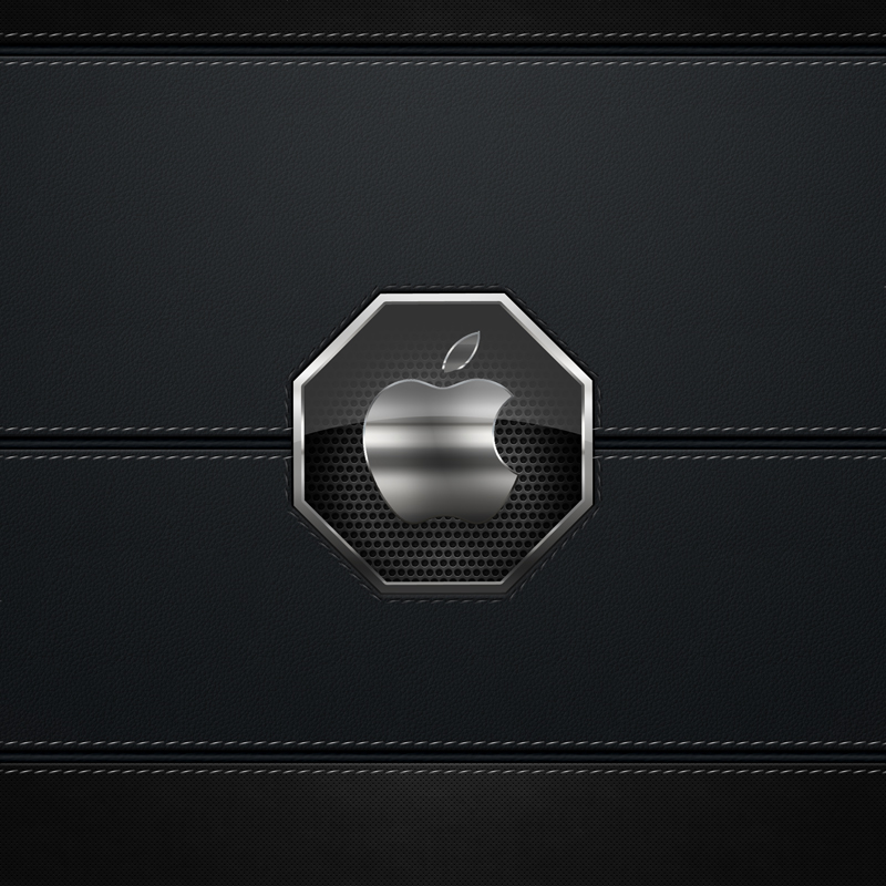 [​img] - Apple Wallpaper Leather - HD Wallpaper 