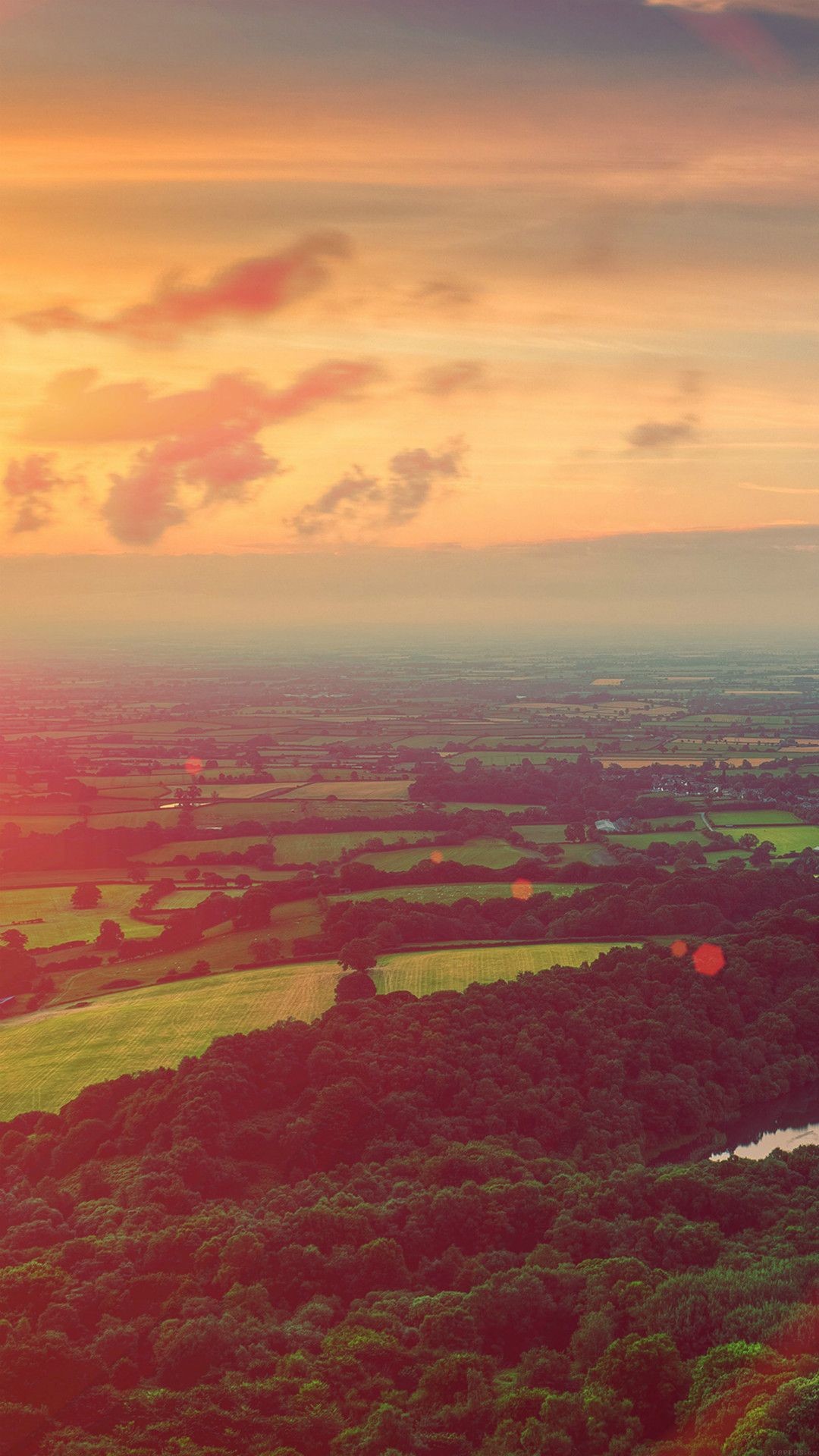 Nature Mountain Good Afternoon Red View Best Iphone - Iphone 6 Background View - HD Wallpaper 