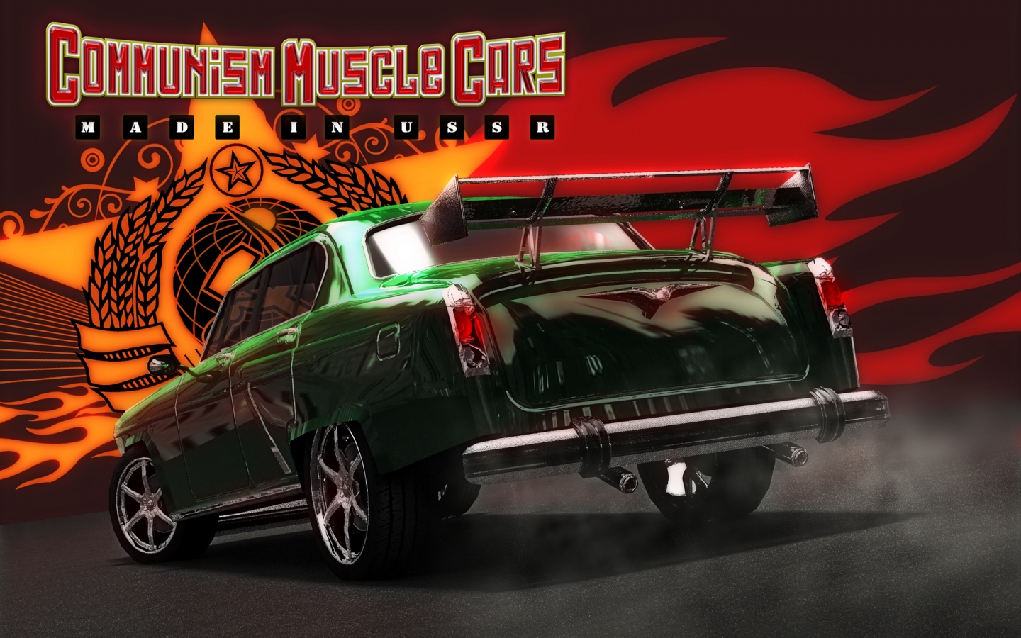 Muscle Cars Made In Ussr - HD Wallpaper 
