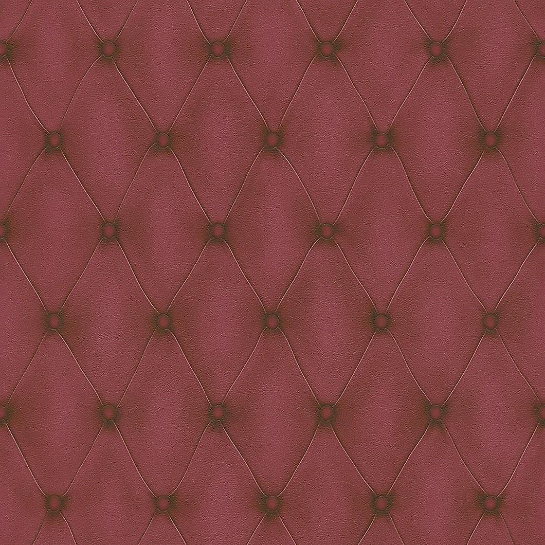 3d Effect Chesterfield Headboard Leather Optic Wallpaper - Pattern - HD Wallpaper 