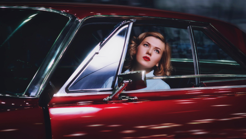 Style, Retro, Anna Kalashnikova, Pin-up, American Dream, - Women Luxury Facebook Cover - HD Wallpaper 