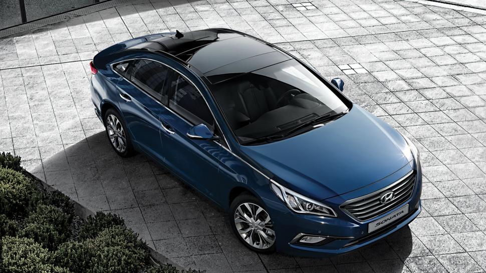 2015 Hyundai Sonata, Car, Aerial View Wallpaper,2015 - 2015 Hyundai Sonata Glass - HD Wallpaper 