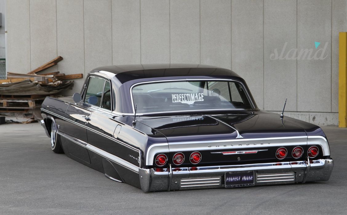 1964 Impala Slammed - HD Wallpaper 