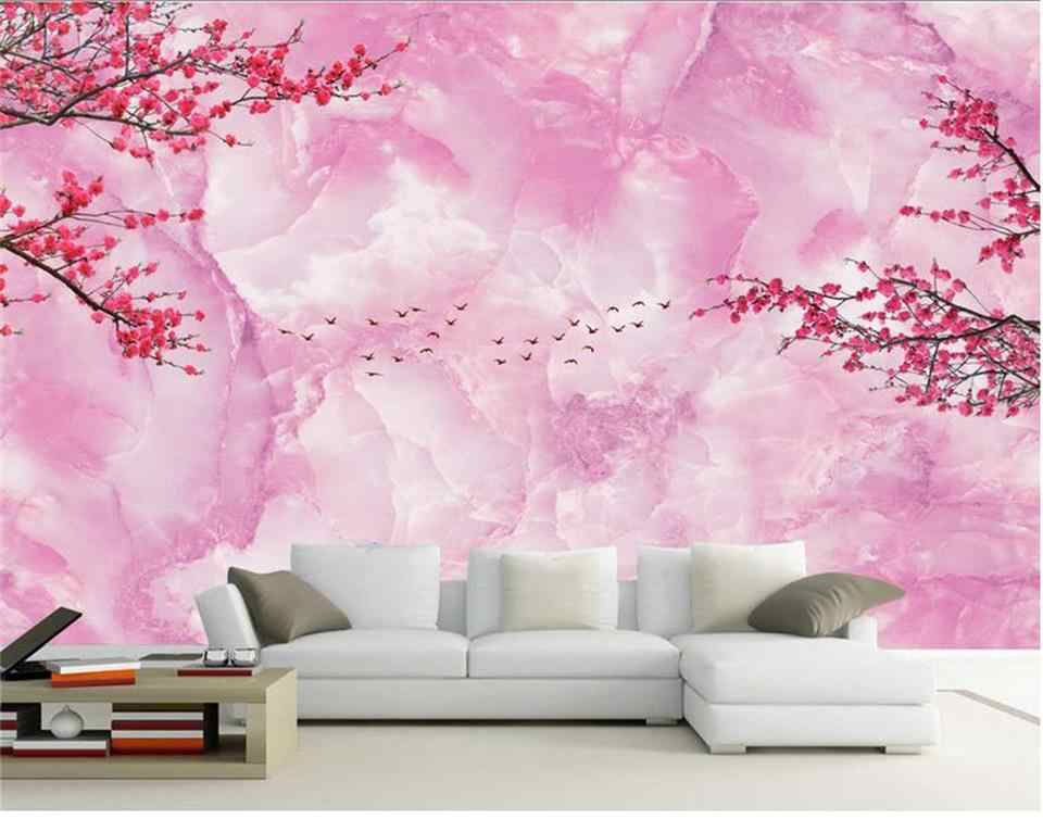 3d Wallpaper Custom Photo Wallpaper Bed Room Mural - Simple Flower Wallpaper Png - HD Wallpaper 
