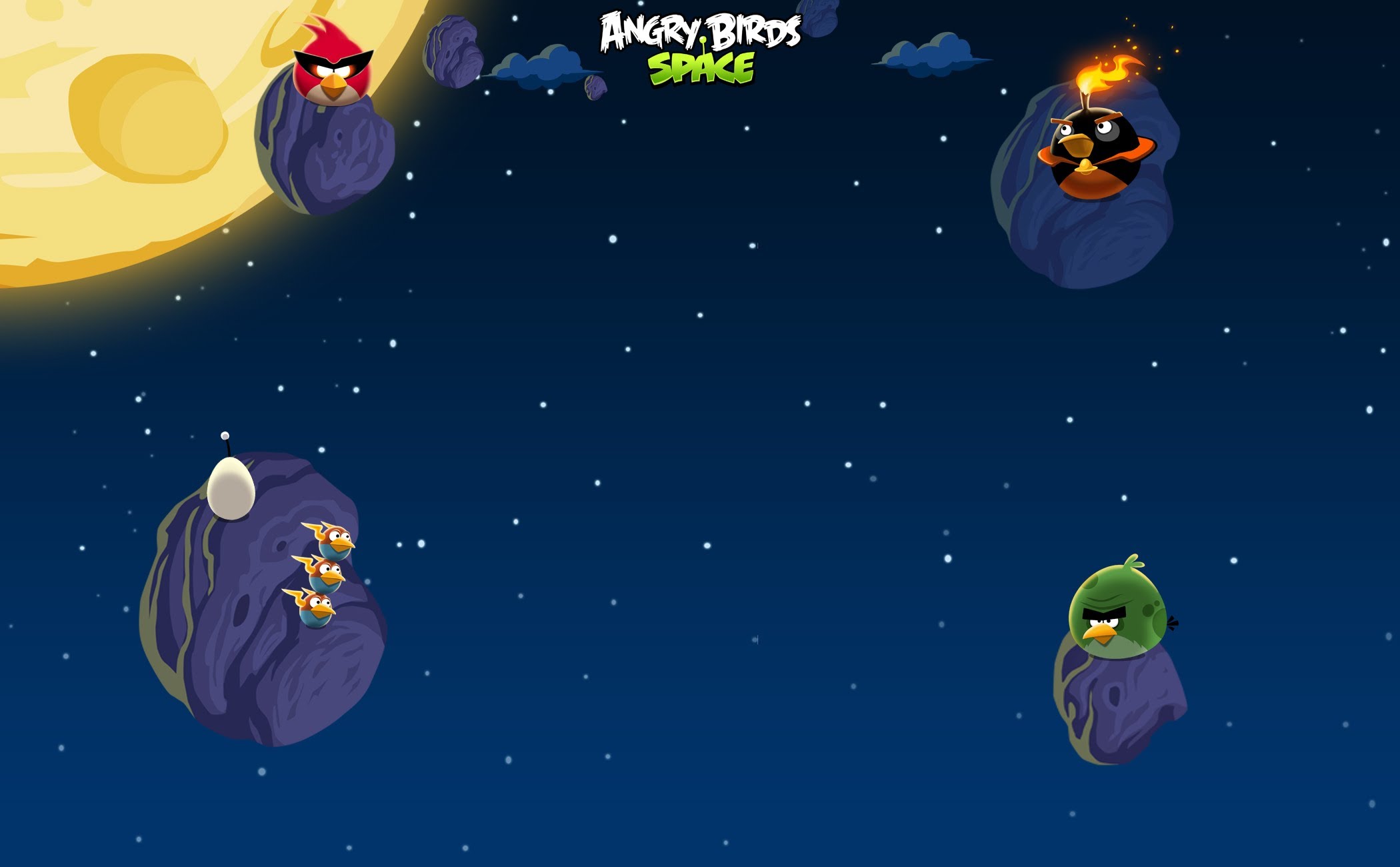 Angry Birds Space - HD Wallpaper 