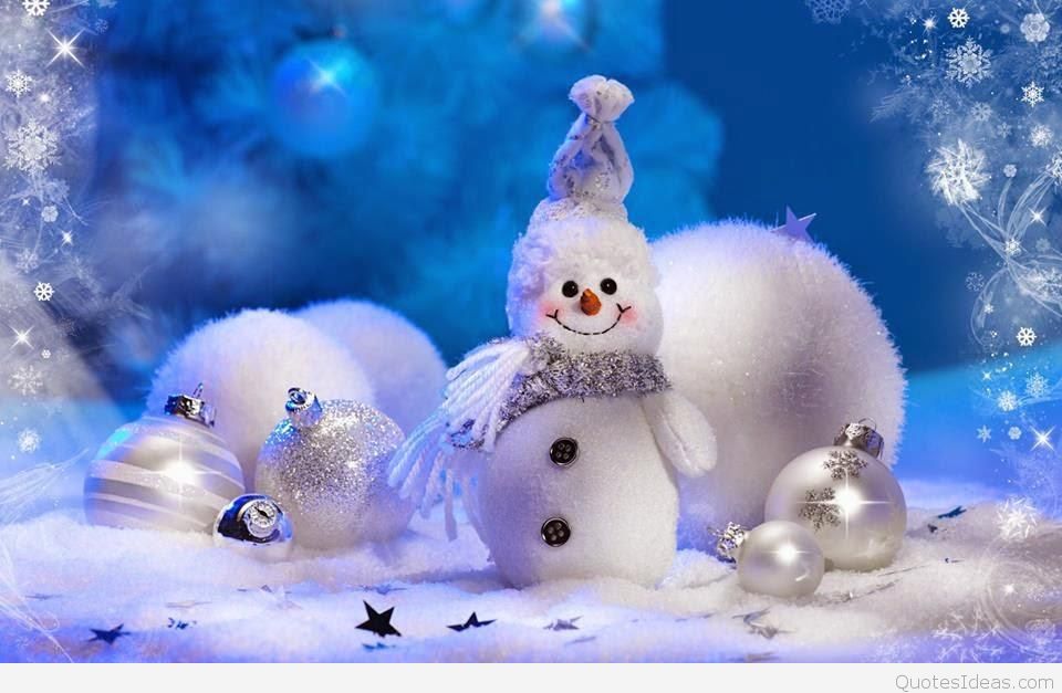 Merry Christmas With Snowmen - HD Wallpaper 