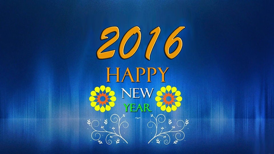 Happy New Year 2016 Facebook Timeline Cover - Happy New Year 2019 In Urdu - HD Wallpaper 