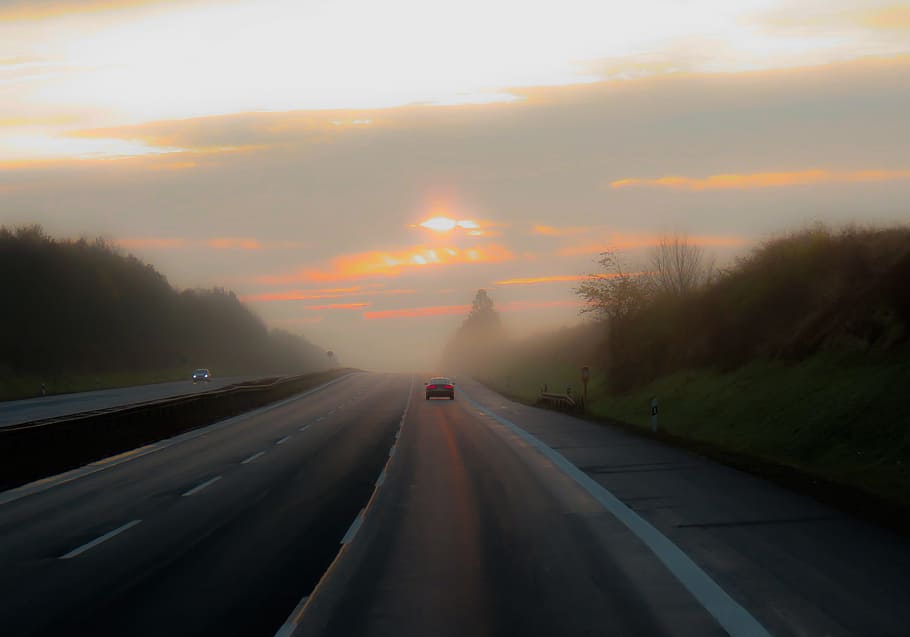 In Distance Vehicle, Traffic, Highway, Driving A Car, - Driving Highway - HD Wallpaper 