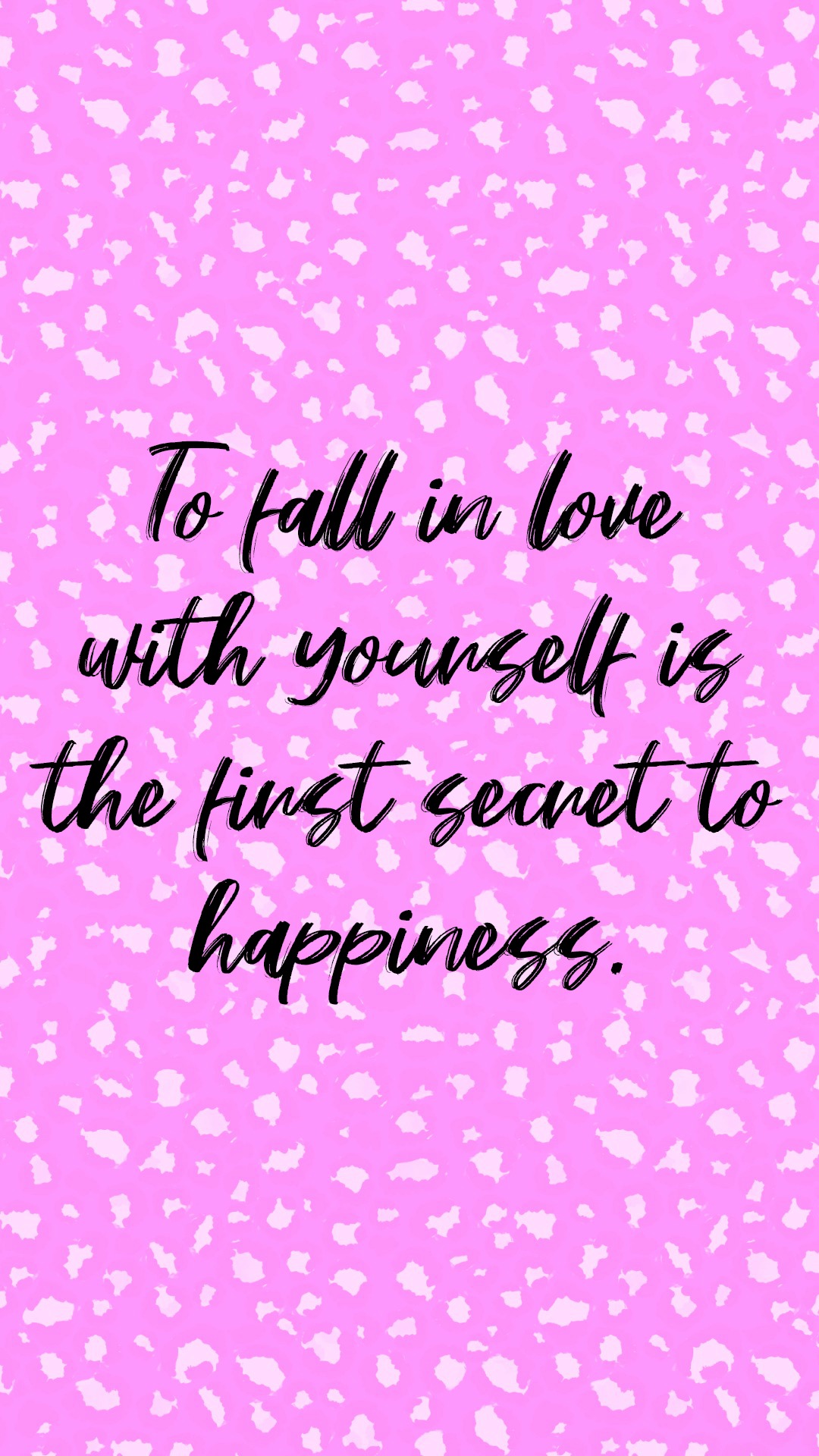 To Fall In Love With Yourself Is The Secret To Happiness - Illustration - HD Wallpaper 