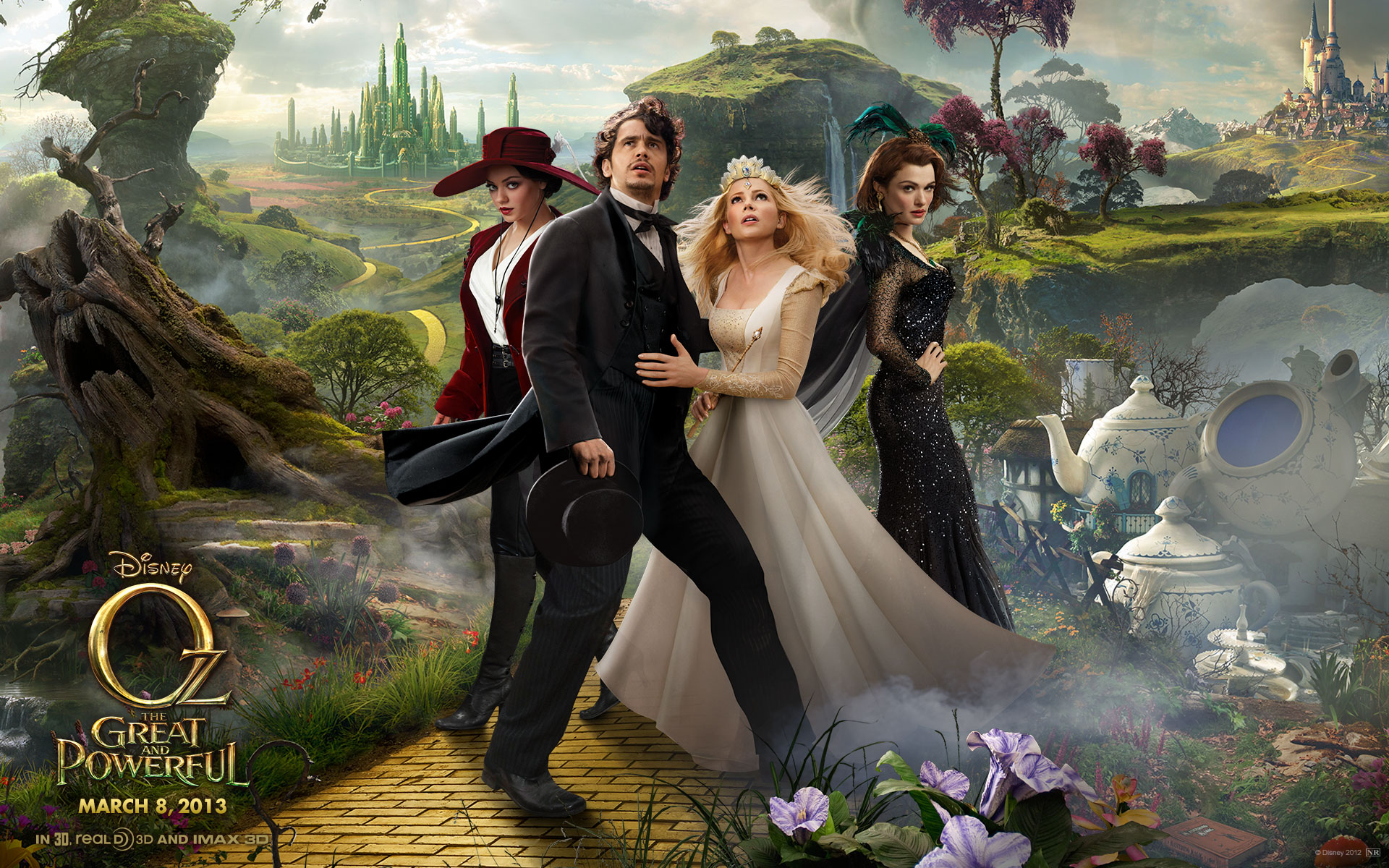 Oz The Great And Powerful 3d Movie Wallpaper - Oz The Great And Powerful - HD Wallpaper 