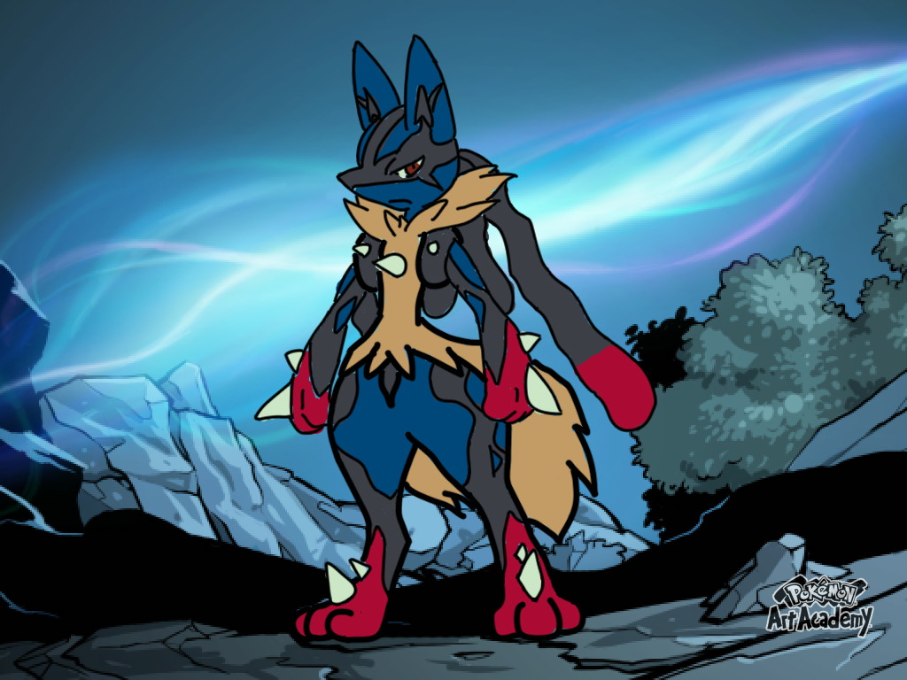 Hni 0046 - Mega Lucario Profile - HD Wallpaper 