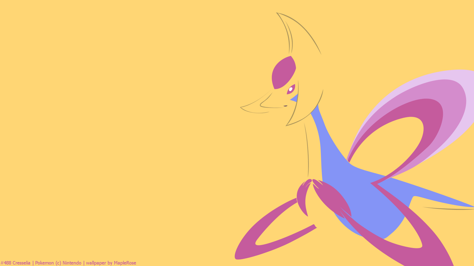 Pokemon Cresselia - HD Wallpaper 