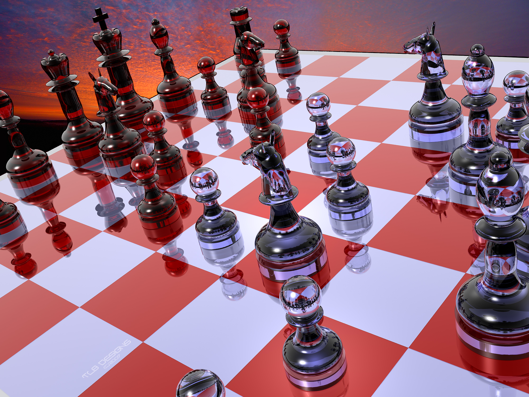 3d Chess Wallpaper Hd - HD Wallpaper 