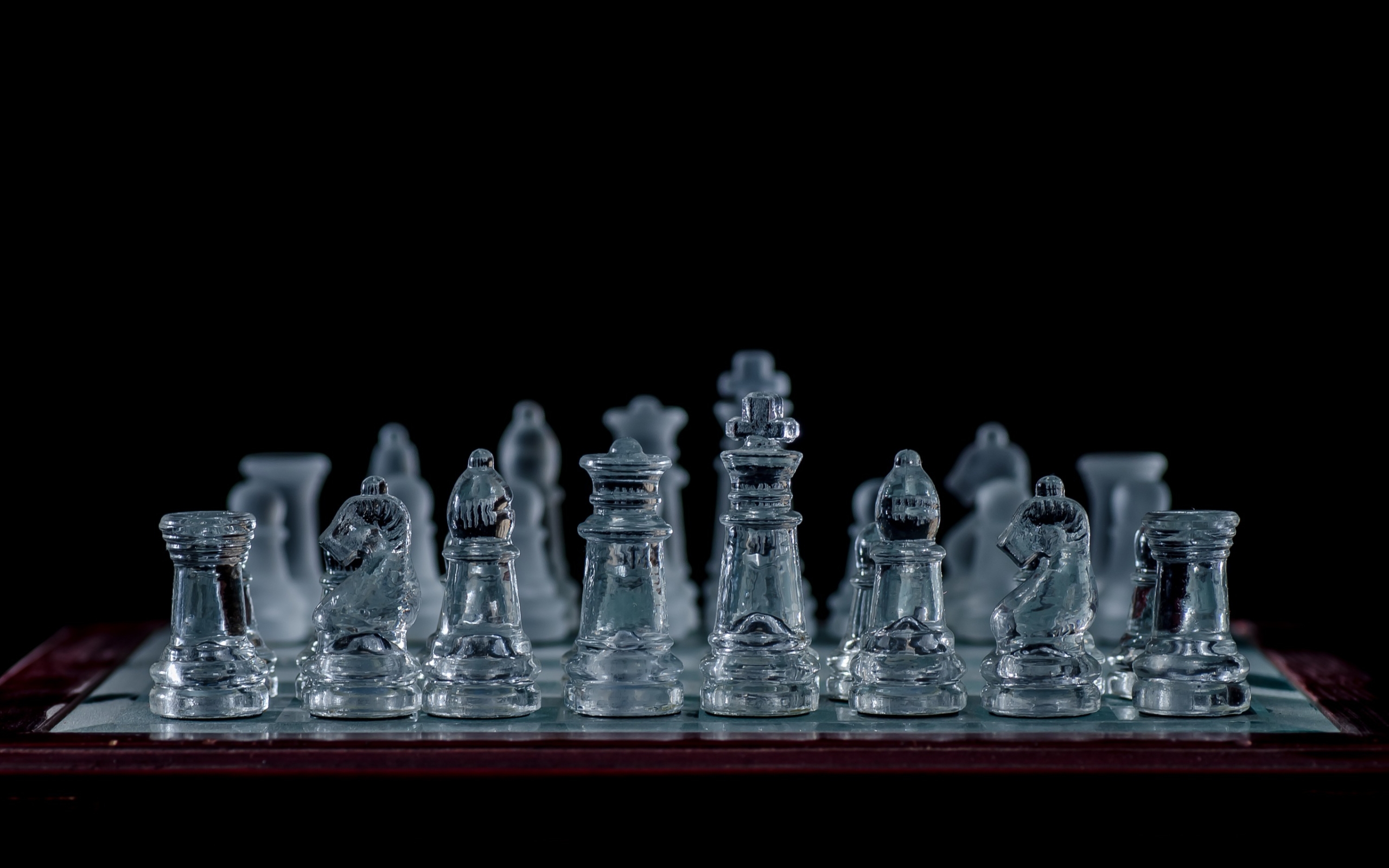 Wallpaper Of Game, Chess, Glass Chess, Sport Background - Fondo 4k Ajedrez - HD Wallpaper 