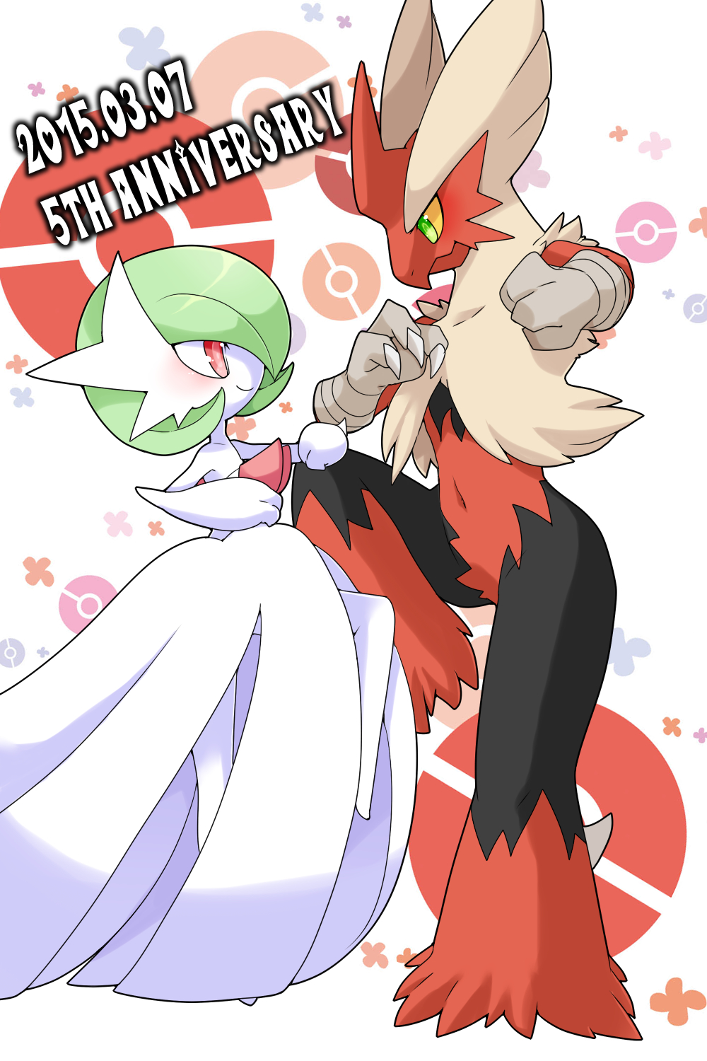 Pokemon Blaziken And Gardevoir - HD Wallpaper 