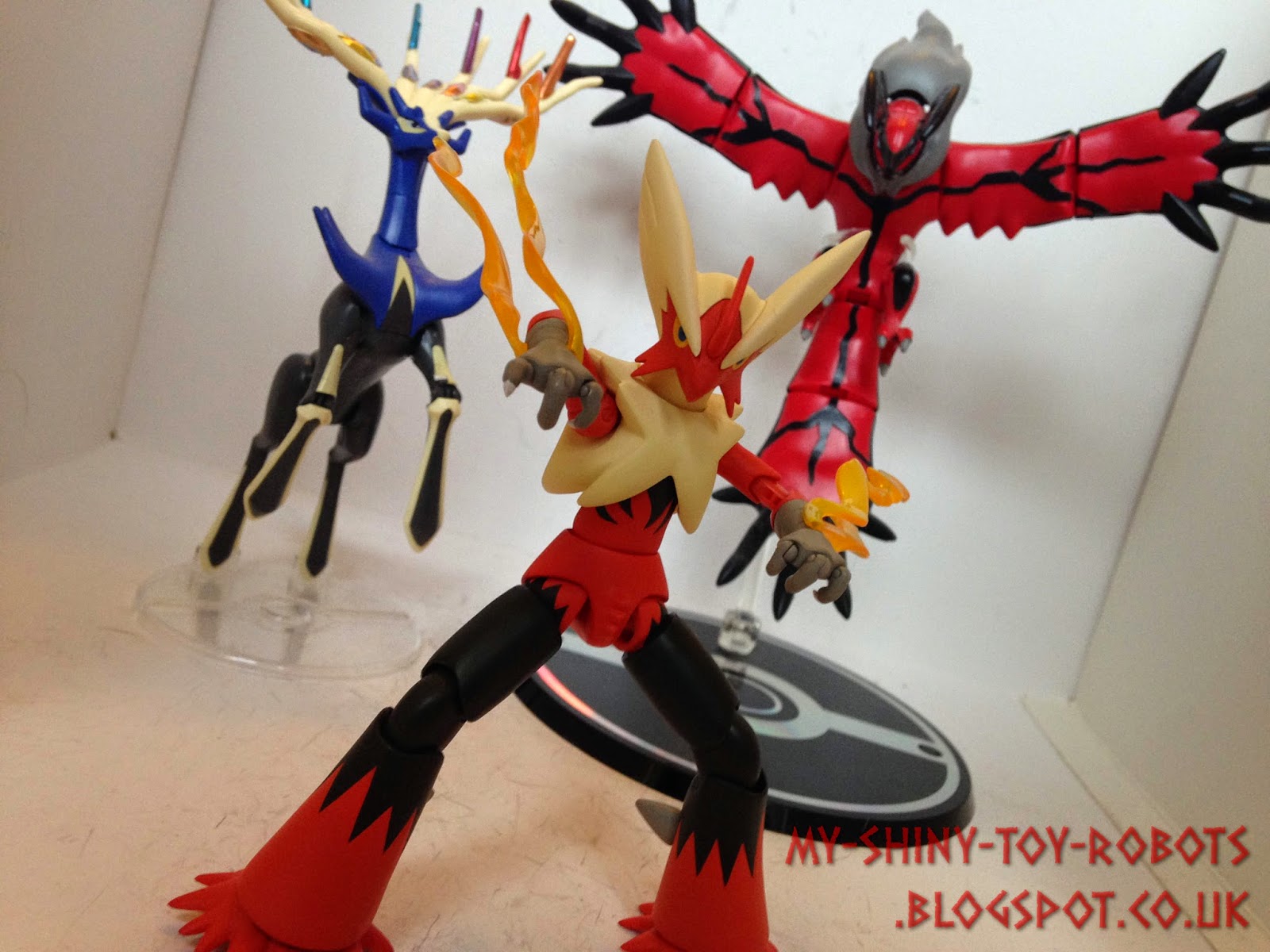 Blaziken With Xerneas And Yveltal - Action Figure - HD Wallpaper 