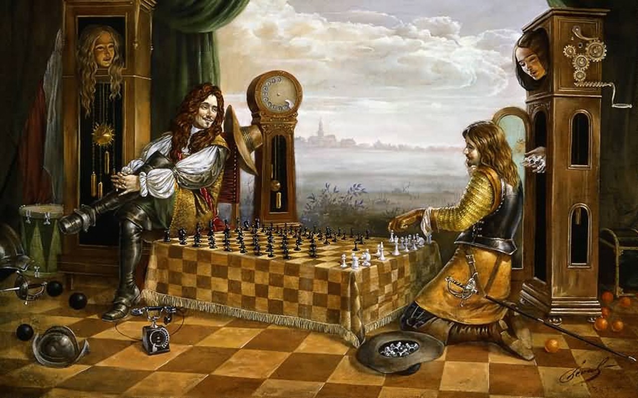 Another Game Of Chess Wallpapers - Michael Cheval - HD Wallpaper 