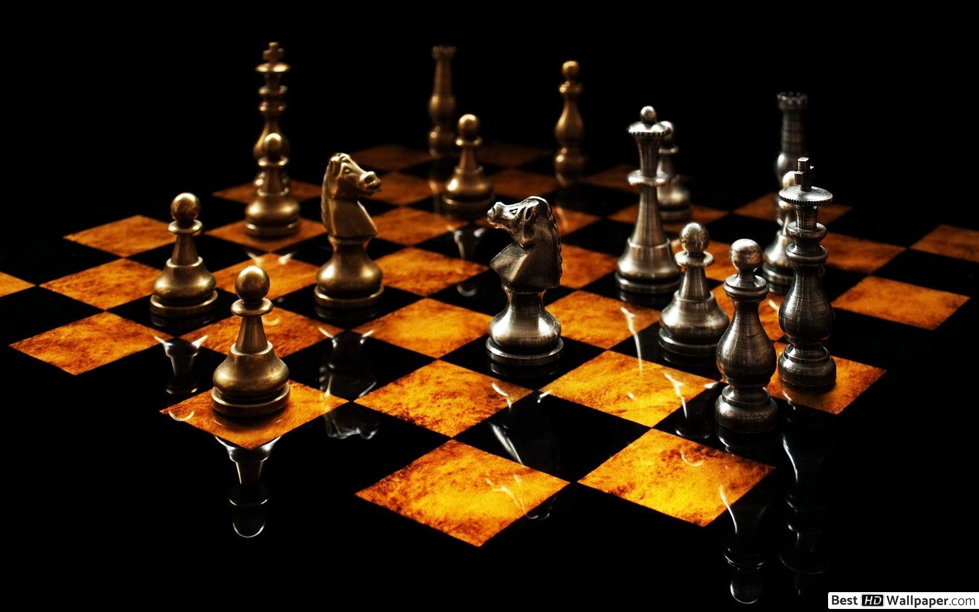 Chess Board Wallpaper Hd - HD Wallpaper 