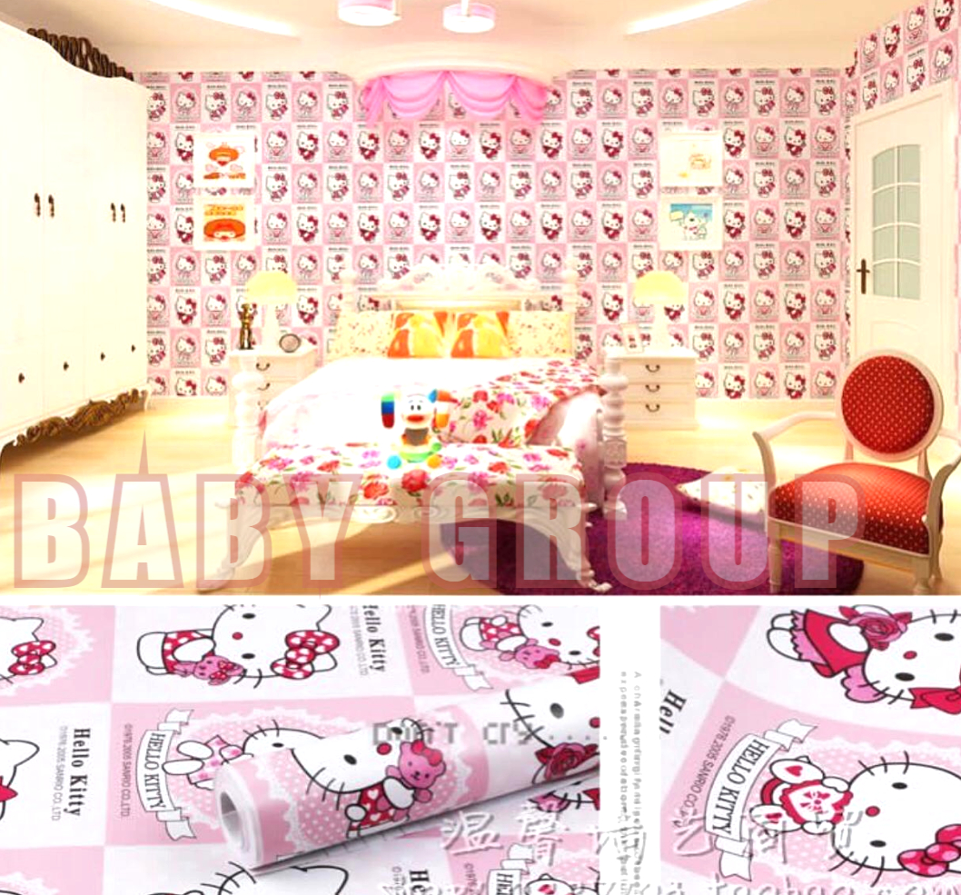 Lazada Wall Paper Hello Kitty - HD Wallpaper 