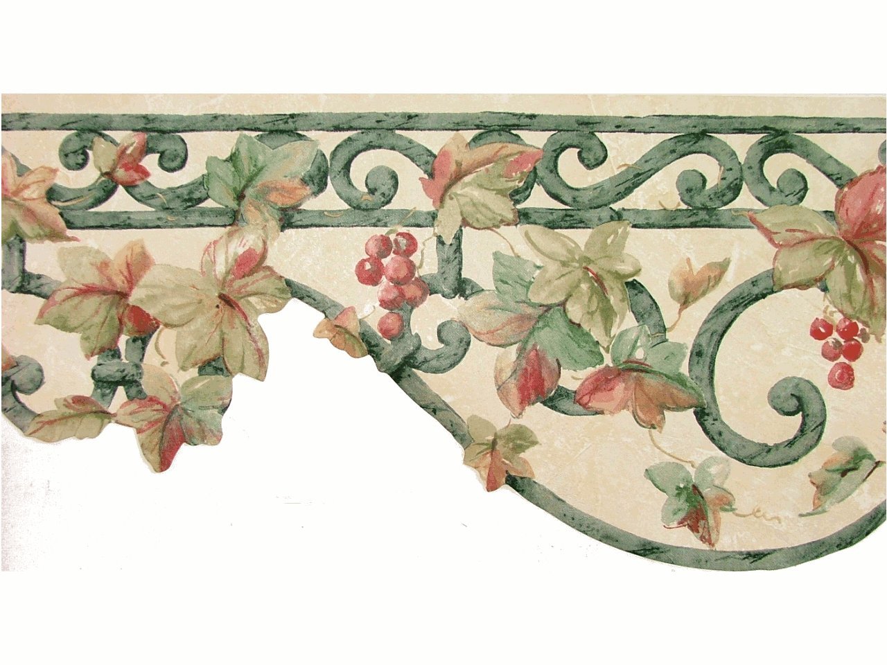 Norwall Grape Vine Die Cut Wallpaper Border Pattern - Grape - HD Wallpaper 