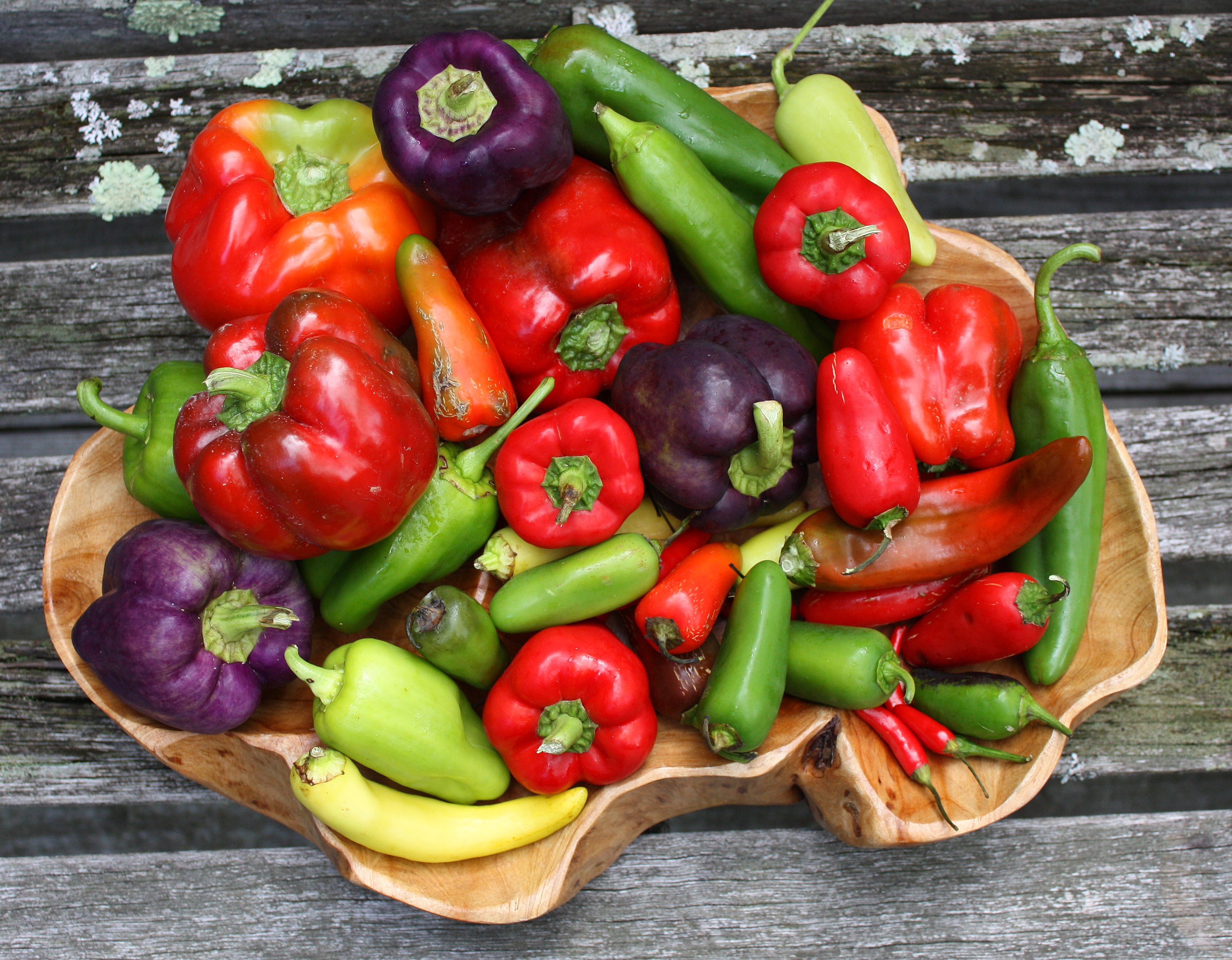 Heirloom Peppers - HD Wallpaper 