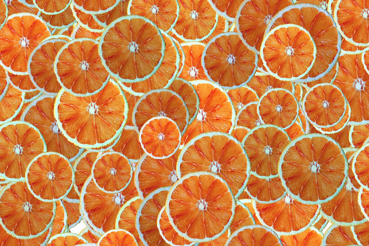 Oranges Background Texture Free Photo - Orange Kitchen Roller Blinds - HD Wallpaper 
