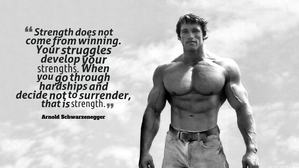 Arnold Schwarzenegger Quotes And Arnold Schwarzenegger - Arnold Schwarzenegger Wallpaper Quotes - HD Wallpaper 