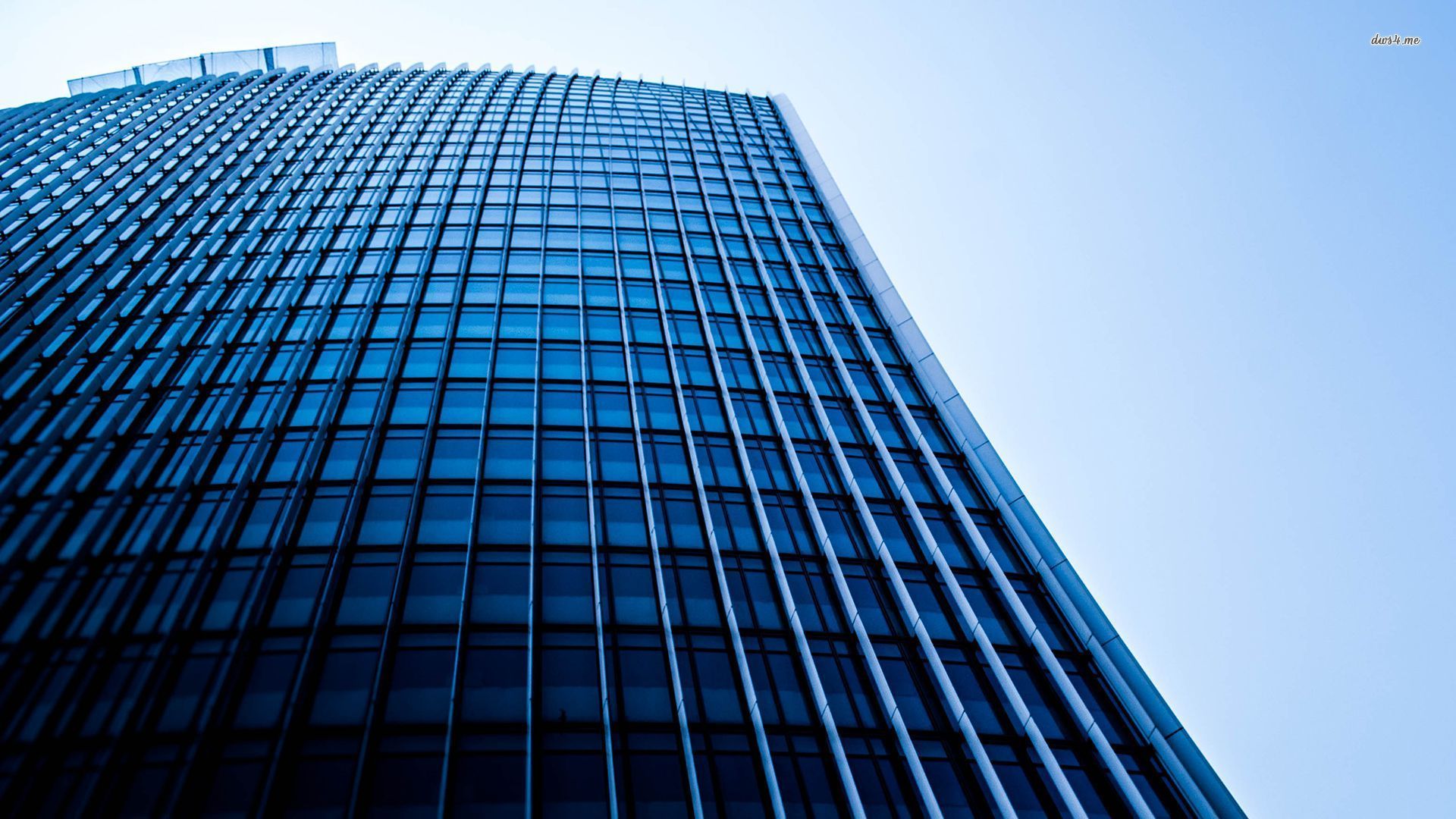 Skyscraper Blue - HD Wallpaper 