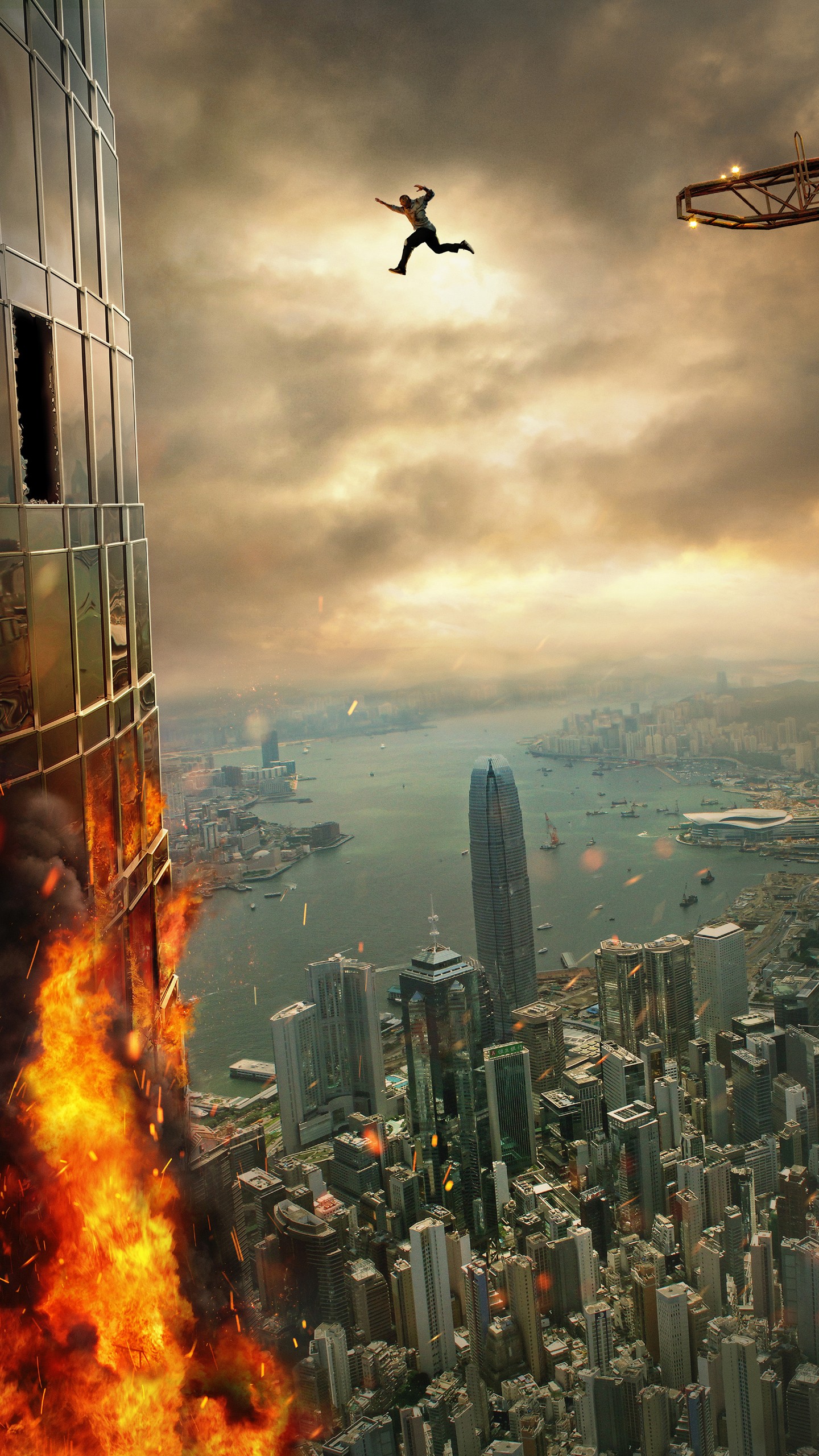 Skyscraper Movie Hd Poster - HD Wallpaper 