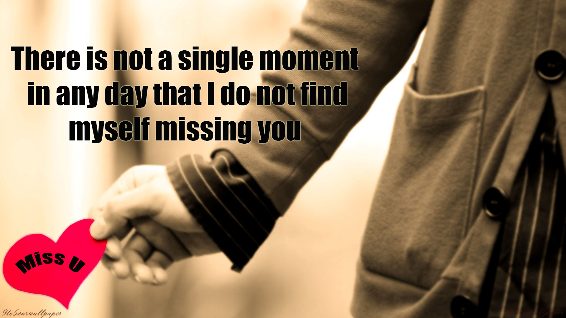 Miss U Wallpaper With Quotes - HD Wallpaper 