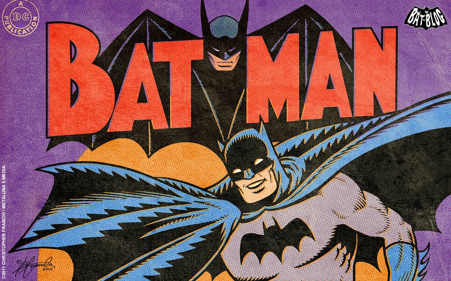 Retro Batman Wallpaper Hd - HD Wallpaper 