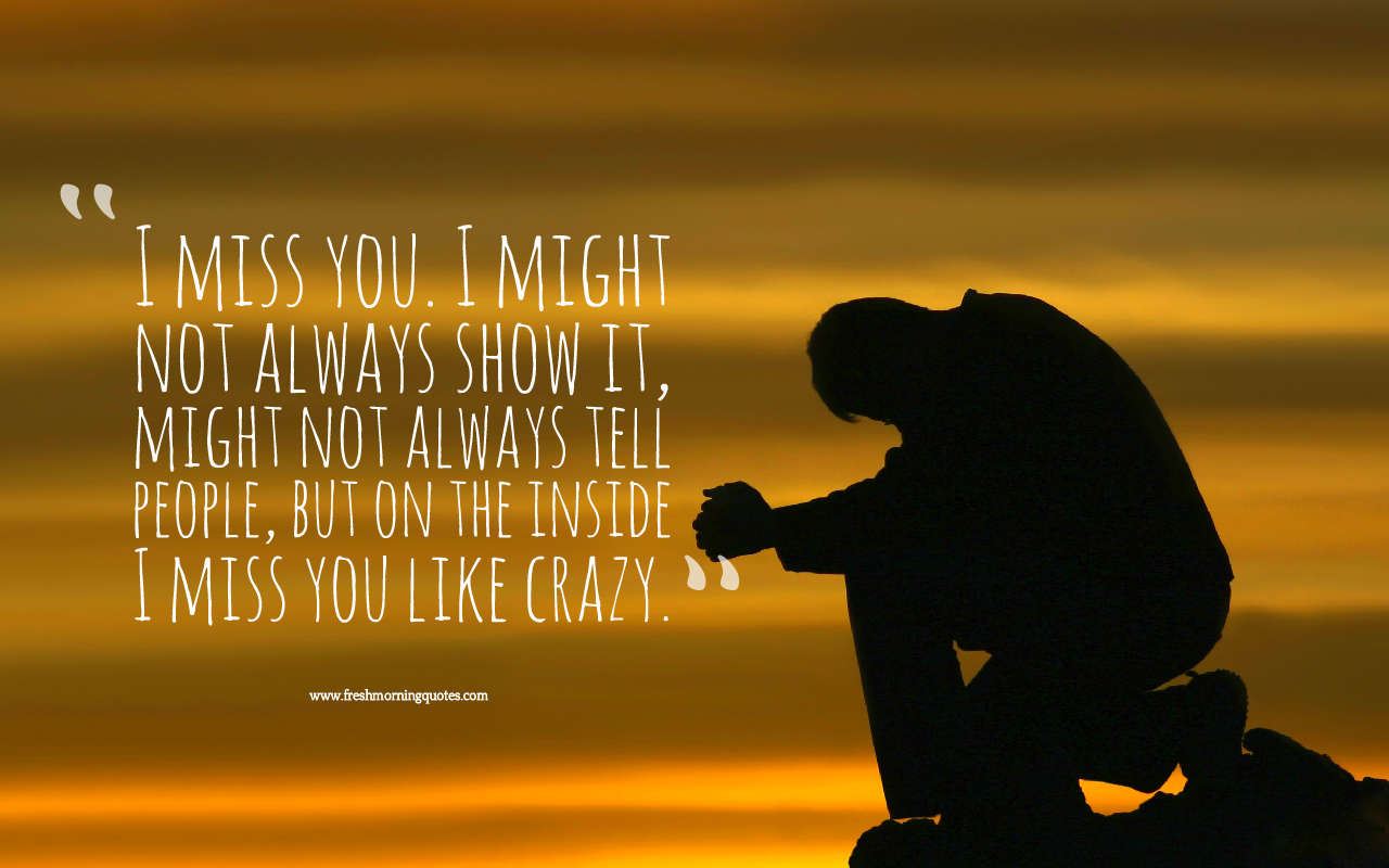 I Miss You Quotes Images - Miss You Crazy Quotes - HD Wallpaper 