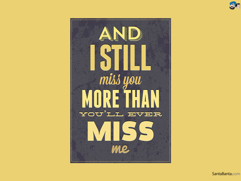 Miss You - Poster - HD Wallpaper 