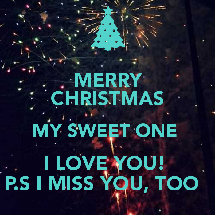 Merry Christmas My Sweet One I Love You P - Merry Christmas My Sweet Love - HD Wallpaper 