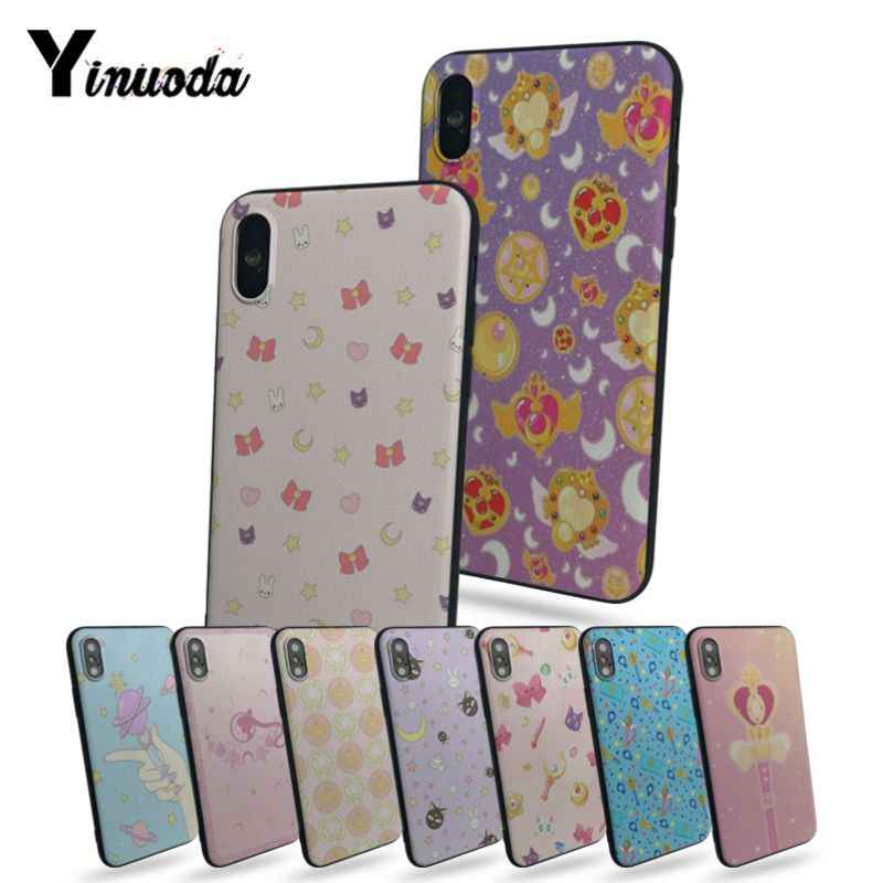 Yinuoda Sailor Moon Wallpaper New Case Black Phone - Coque Iphone Xs Caterpillar - HD Wallpaper 