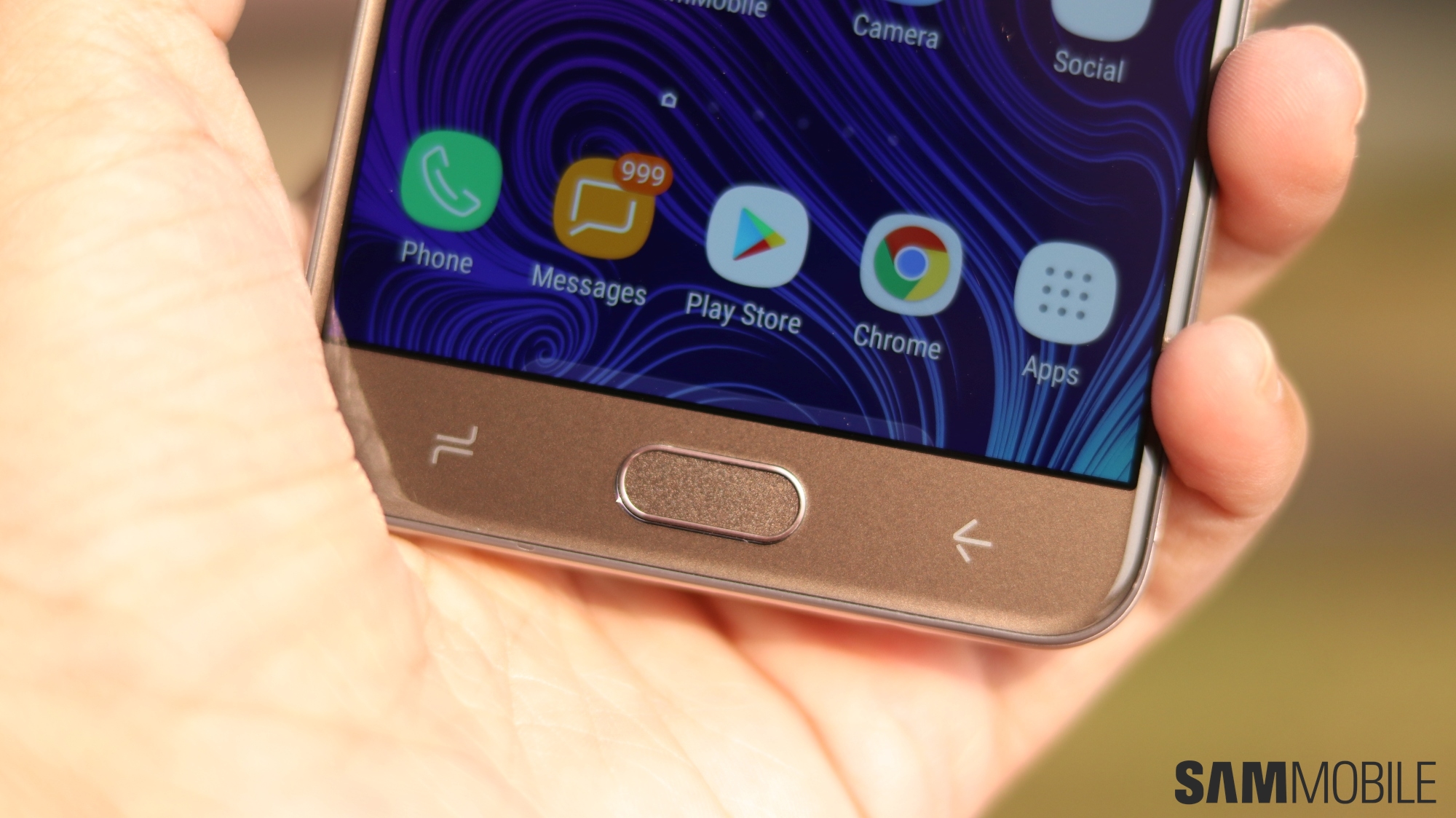 Samsung S9 Home Button - HD Wallpaper 