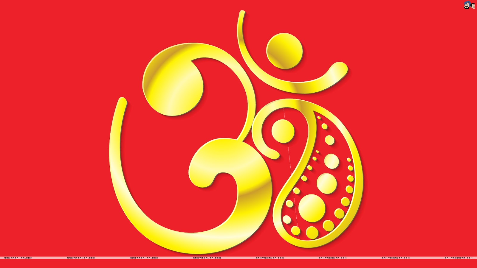 Abstract Om - HD Wallpaper 