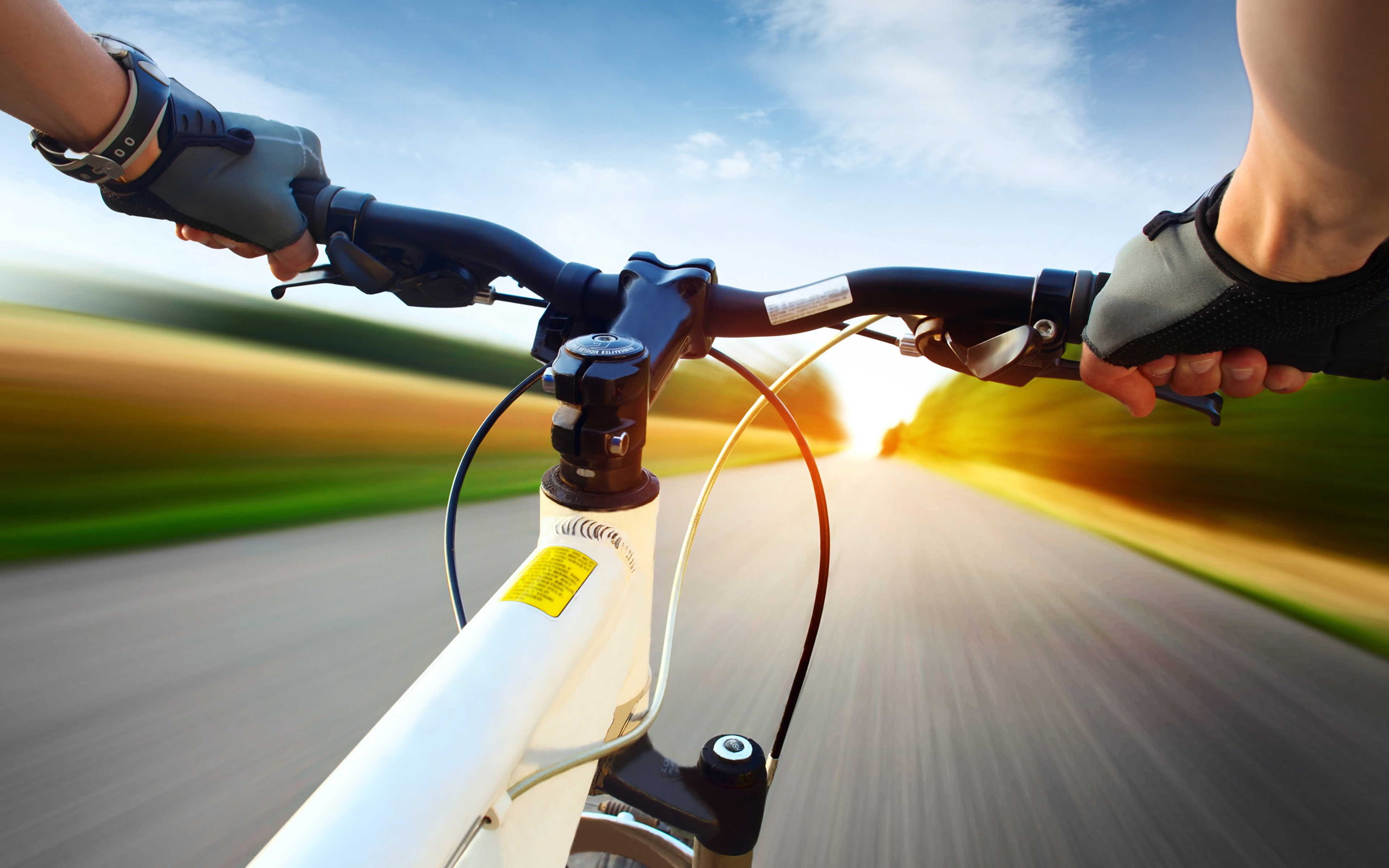Riding A Bike - HD Wallpaper 