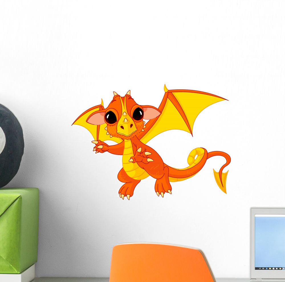 Cute Baby Dragon - HD Wallpaper 