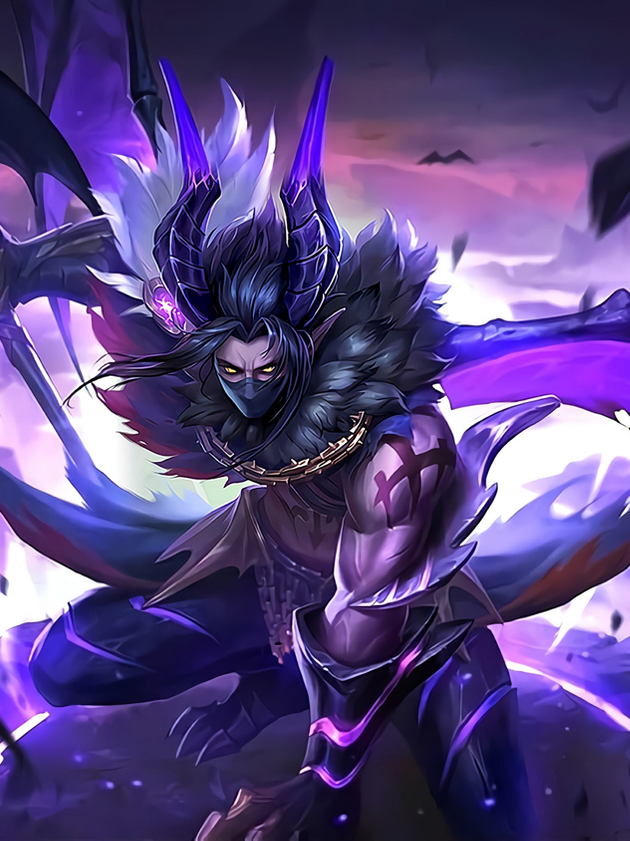 Moskov, Twilight Dragon, Skin, Mobile Legends, 4k, - Moskov Mobile Legends Wallpaper Hd - HD Wallpaper 