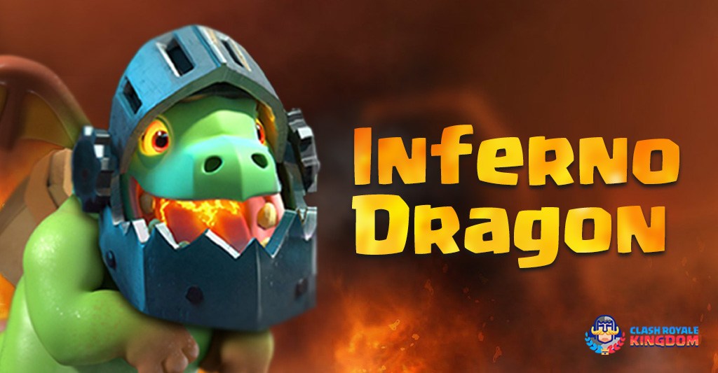 Clash Royale Inferno Dragon - HD Wallpaper 